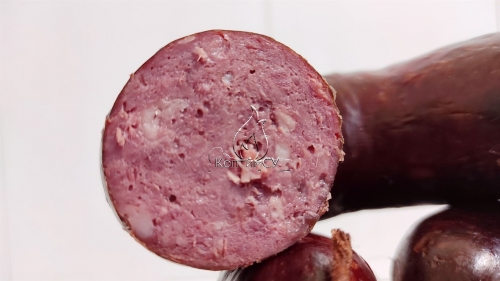 Краковская копченая колбаса из лосятины