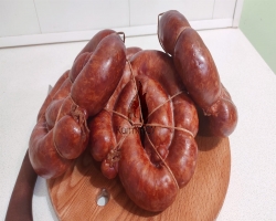 Копчено-жареная колбаса По-Украински 